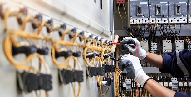 Professional Electrician technician working in Haslet, TX